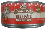 Merrick Purrfect Bistro Grain Free Wet Cat Food Beef Recipe Pate  5.5 oz Cans