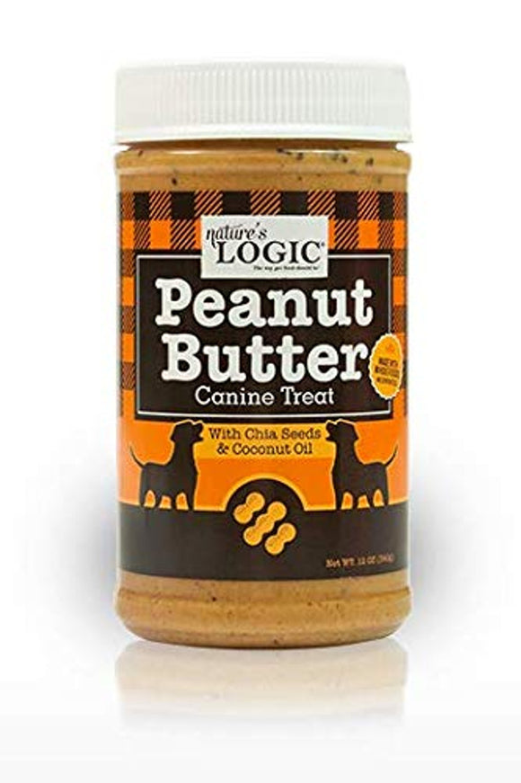 Nature's Logic Peanut Butter Dog Treat 12oz