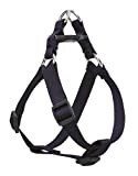 lupinepet basics 1 black 24-38" step in harness for large dogs"