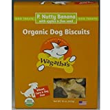 Wagatha's Organic Dog Biscuits 16oz Peanutty Banana