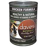 Dave's Pet Food Chicken Formula Food (12 Cans Per Case), 12.5 oz.