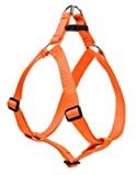 Lupine Step-In Harness for Larger Dogs, 19 to 28-Inch Girth, 1-Inch Wide, Blaze Orange