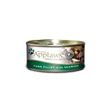 Applaws Tuna Fillet with Seaweed Canned Cat Food Topper 2.47oz
