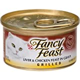 Fancy Feast Gravy Wet Cat Food  Grilled Liver & Chicken Feast  3 oz. Can