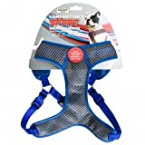 Coastal Pet Products Comfort Soft Sport Wrap 06484 GYUXSM 5/8 Inch Nylon Adjustable Dog Harness, X-Small, 16 - 19 Inch Girth, Grey with Blue