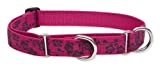 lupinepet originals 1  plum blossom 15-22  martingale collar for medium and larger dogs