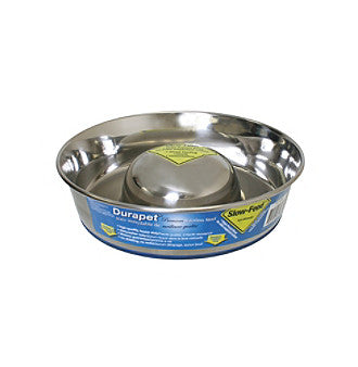 Ourpets Company - Slow Feed Stainless Steel Bowl