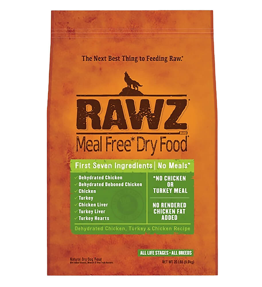 Rawz Natural grain-Free Chicken & Turkey Dry Dog Food, 20 Lb