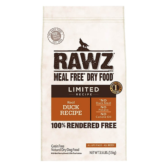 Rawz Dog Food Limited Duck 3.5lbs