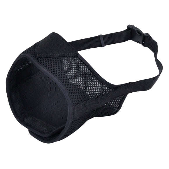 Best Fit Adjustable Comfort Dog Muzzle-Black, Snout Size 10-13