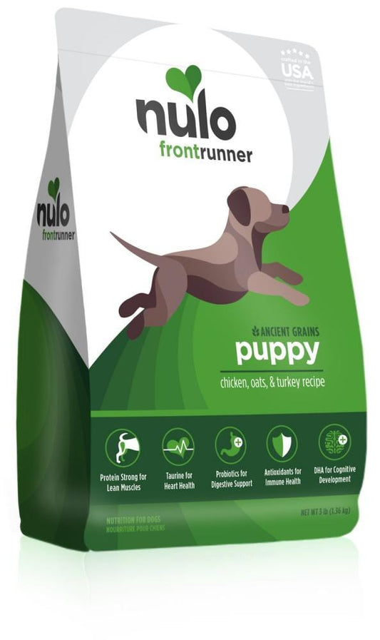Nulo Frontrunner Puppy Chicken, Oats, & Turkey Dry Dog Food, 11 lb