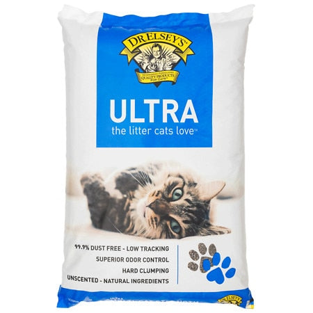 Dr. Elsey's Precious Cat Ultra Multi-Cat Clumping Unscented Clay Cat Litter 18lb