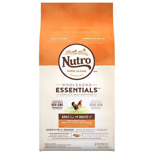 NUTRO NATURAL CHOICE Adult Dry Dog Food  Chicken & Brown Rice Recipe Dog Kibble  5 lb. Bag