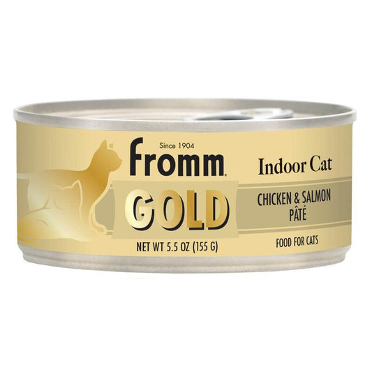 Fromm Gold Cat Can Indoor Cat Pate Chicken & Salmon 5.5 oz