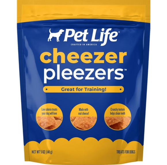 Pet Life Cheezer Pleezers Dog Biscuits, 5oz