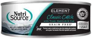 Nutrisource Element Grain Free 5.5oz Cat Food Classic Catch