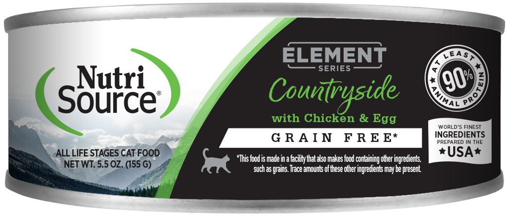 Nutrisource Element Grain Free 5.5oz Cat Food Countryside