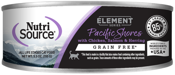 Nutrisource Element Grain Free 5.5oz Cat Food Pacific Shores