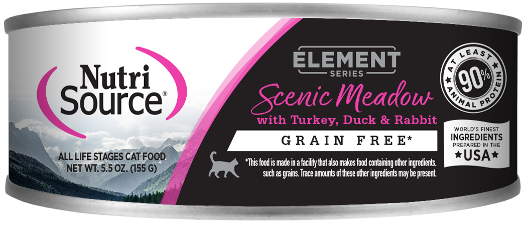 Nutrisource Element Grain Free 5.5oz Cat Food Scenic Meadow