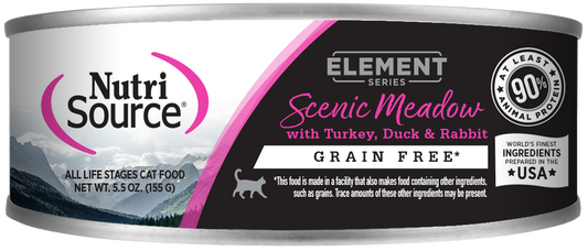 Nutrisource Element Grain Free 5.5oz Cat Food Scenic Meadow