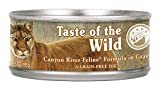 Taste of the Wild Canyon River Grain-Free Wet Canned Cat Food with Trout & Smoked Salmon 5.5 Oz, Case of 24