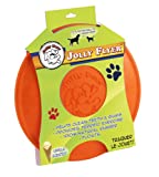 Jolly Pets Flyer Floating Rubber Dog Toys Red  8.5