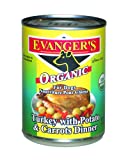 Evanger's Organic Dog Food Turkey Potato [13 oz] (12 cans)