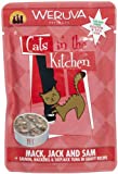 Weruva Cats in the Kitchen 3.2oz Canned Cat Food Mack, Jack and Sam Salmon