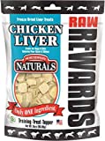 NW Naturals Raw Rewards Chicken Liver Freeze Dried Dog Treats, 3 Oz