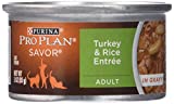 Purina Pro Plan Adult Cat Turkey & Rice, 24x3oz