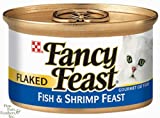 Fancy Feast Wet Cat Food  Flaked Fish & Shrimp Feast  3 oz. Can