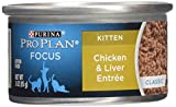 Purina Pro Plan Canned Kitten Chicken Liver Food, 3 oz.