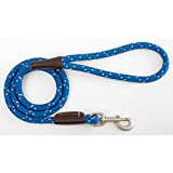 Mendota Night Viz Reflective Snap Lead .5in x 6ft BLUE