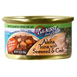 Against The Grain Aloha Tuna Seaweed & Crab Canned Food Dinner for Cats 2.8z