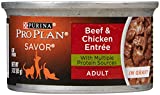 Pro Plan Savor Beef & Chicken Entre Adult Canned Cat Food, 3 oz. ()