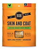 Bixbi Jerky Dog Treats 5oz Chicken Skin and Coat