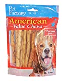 PET FACTORY INC Dog Treats, American Beefhide Chicken-Flavor Twists