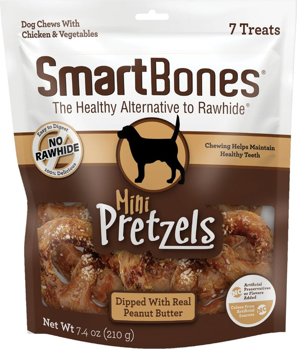 Smartbones Mini Pretzels Peanutbutter 7.3oz