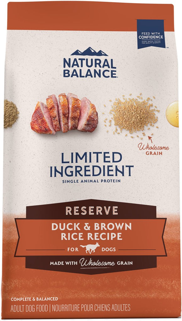 Natural Balance Limited Ingredient Reserve Duck & Brown Rice Recipe Dry Dog Food