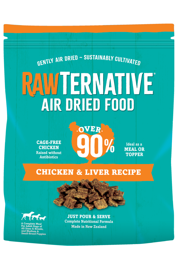 Rawternative Air Dried Dog Food Chicken Liver 5lb
