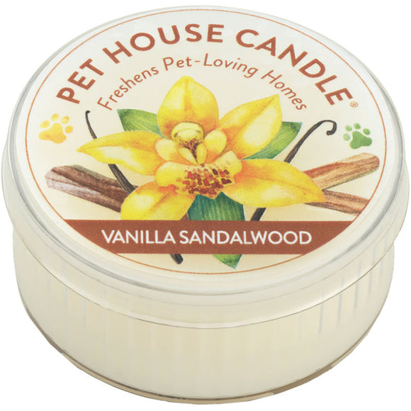 Pet House Candle Mini Vanilla Sandlewood