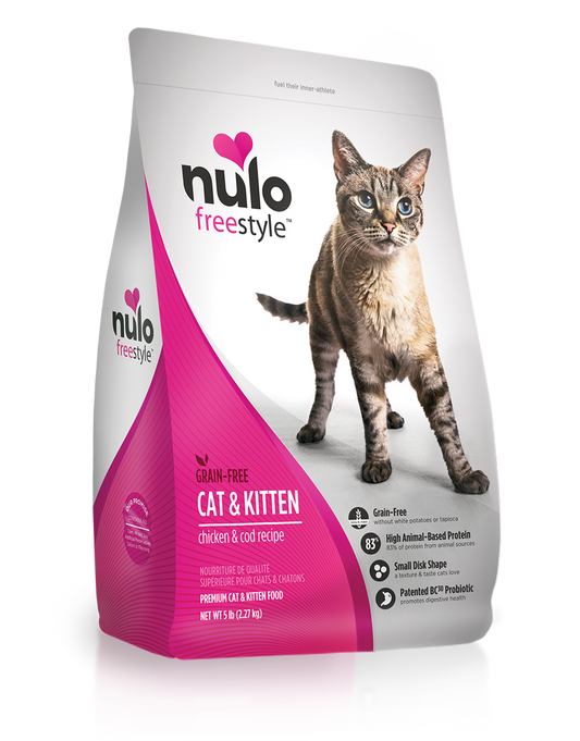 Nulo Freestyle Dry Cat Food 2lb Chicken and Cod
