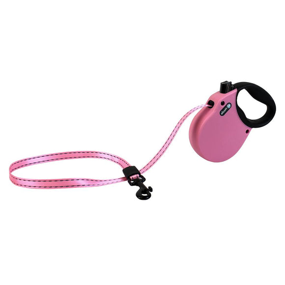 Alcott Retractable Leash eXtra Small Up To 25 Pounds Pink