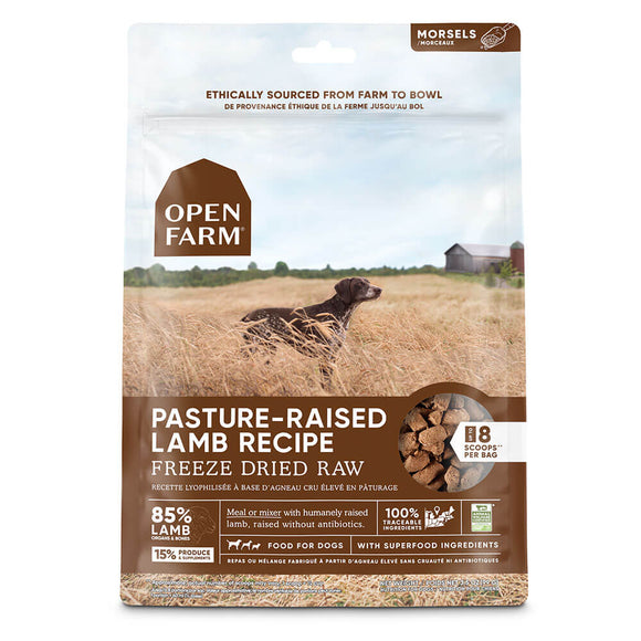 NDISC Open Farm Freeze Dried Raw Lamb Dog Food 3.5oz