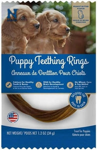 N-Bone Puppy Teething Rings Peanut Butter Flavor