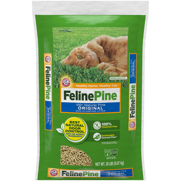 Feline Pine Original Cat Litter  20lb