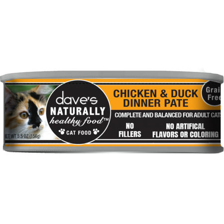 Dave's Cat Naturally Healthy Can Chicken & Duck 5.5 oz