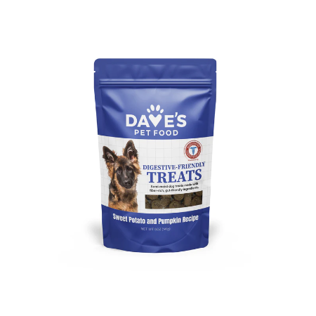 Dave's Dog Treat Digestive Friendly Sweet Potato & Pumpkin 5 oz