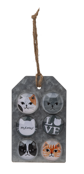 Cat Magnet 6 pc Set