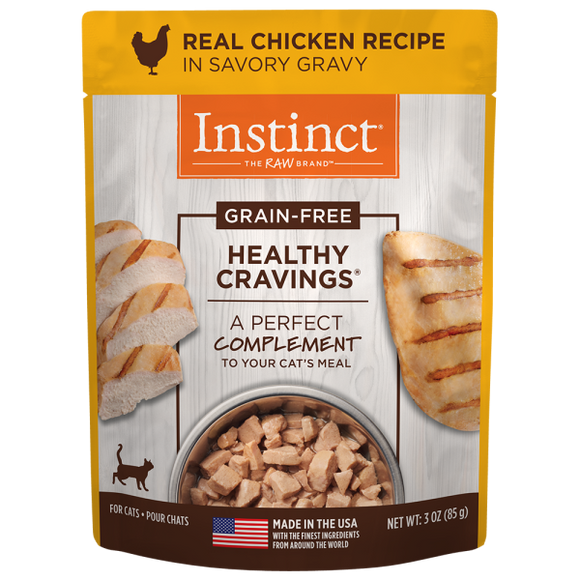 Nature's Variety Instinct Healthy Cravings Grain Free Tender Chicken Cat Food 3 oz